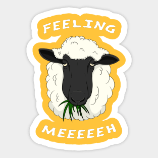 Feeling Meh Sticker